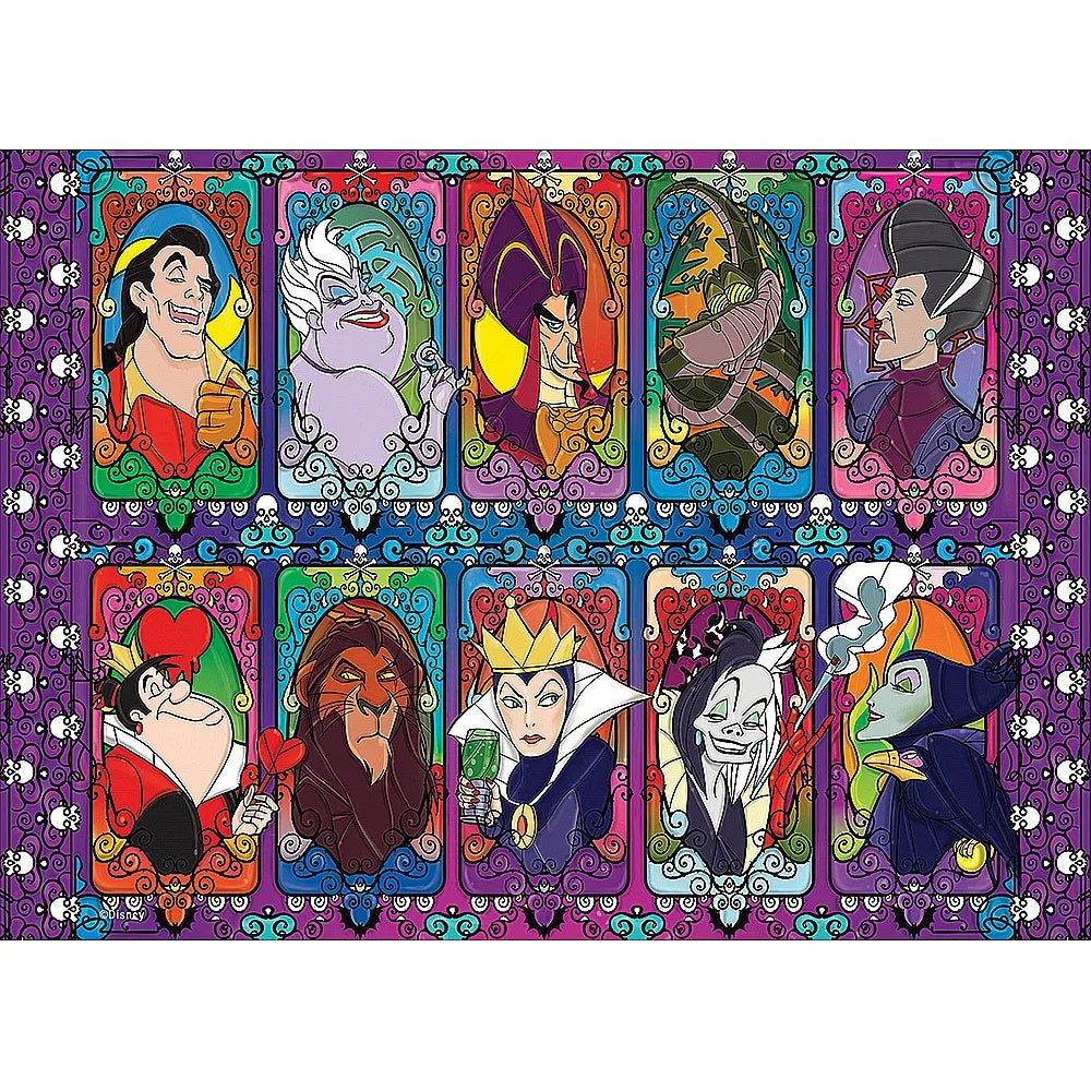 Crown Premium 1000pce Puzzle - Disney Villains