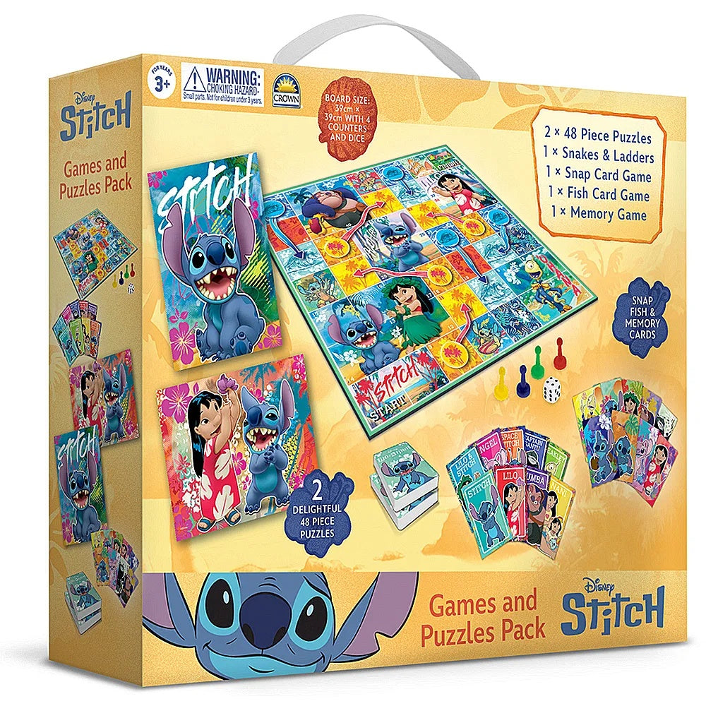 Stitch Games & Puzzles Pack