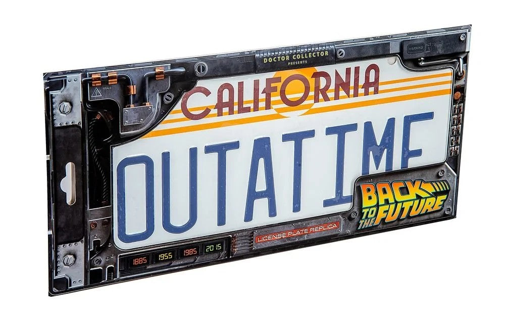 Back To The Future: OUTATIME License Plate