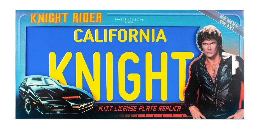 Knight Rider: K.I.T.T. License Plate Replica
