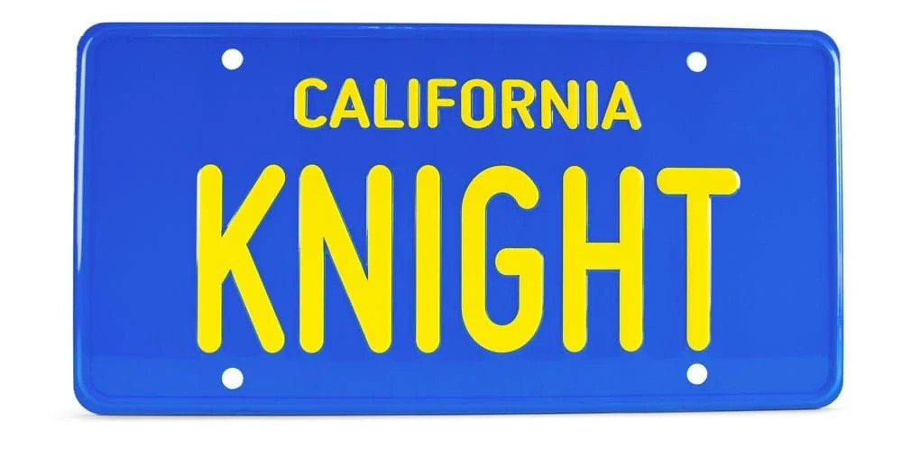 Knight Rider: K.I.T.T. License Plate Replica