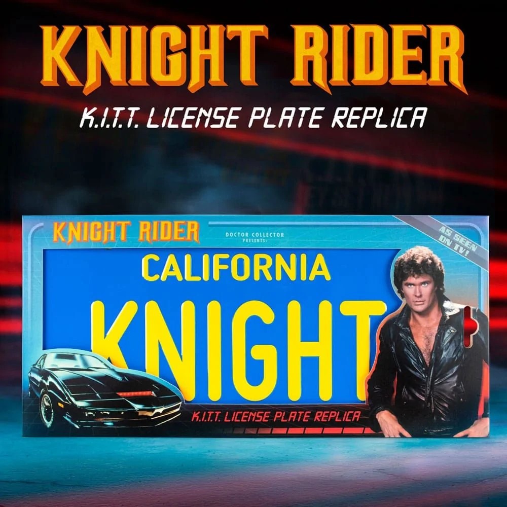Knight Rider: K.I.T.T. License Plate Replica