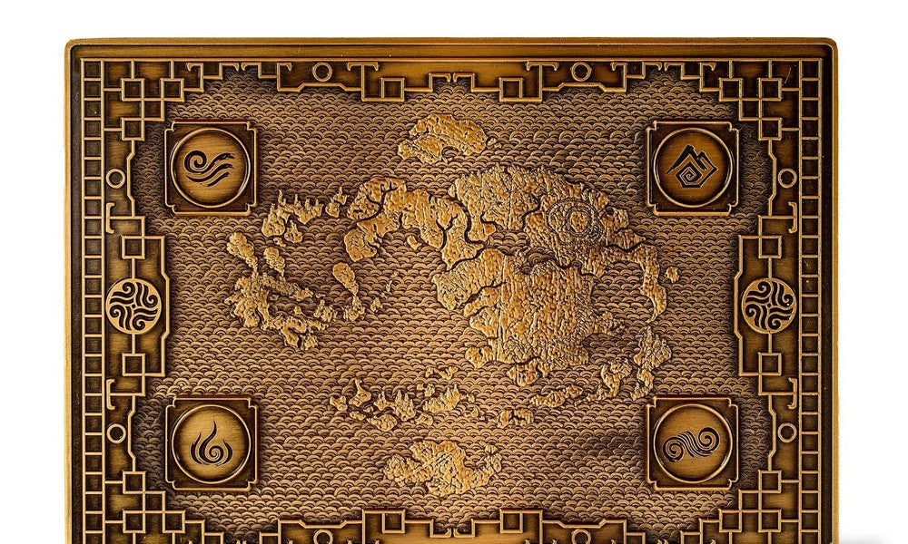 Avatar The Last Airbender: Metal World Map
