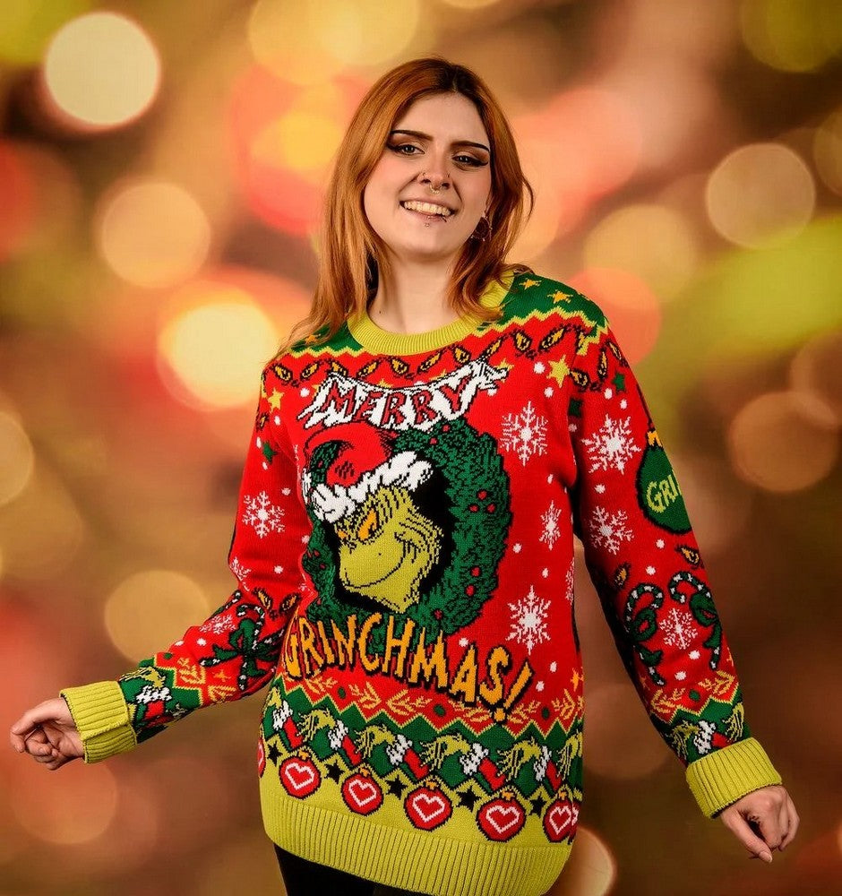The Grinch: Christmas Jumper (Size: XXX-Large)