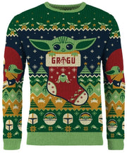Star Wars Baby Yoda Christmas Jumper (Size L)