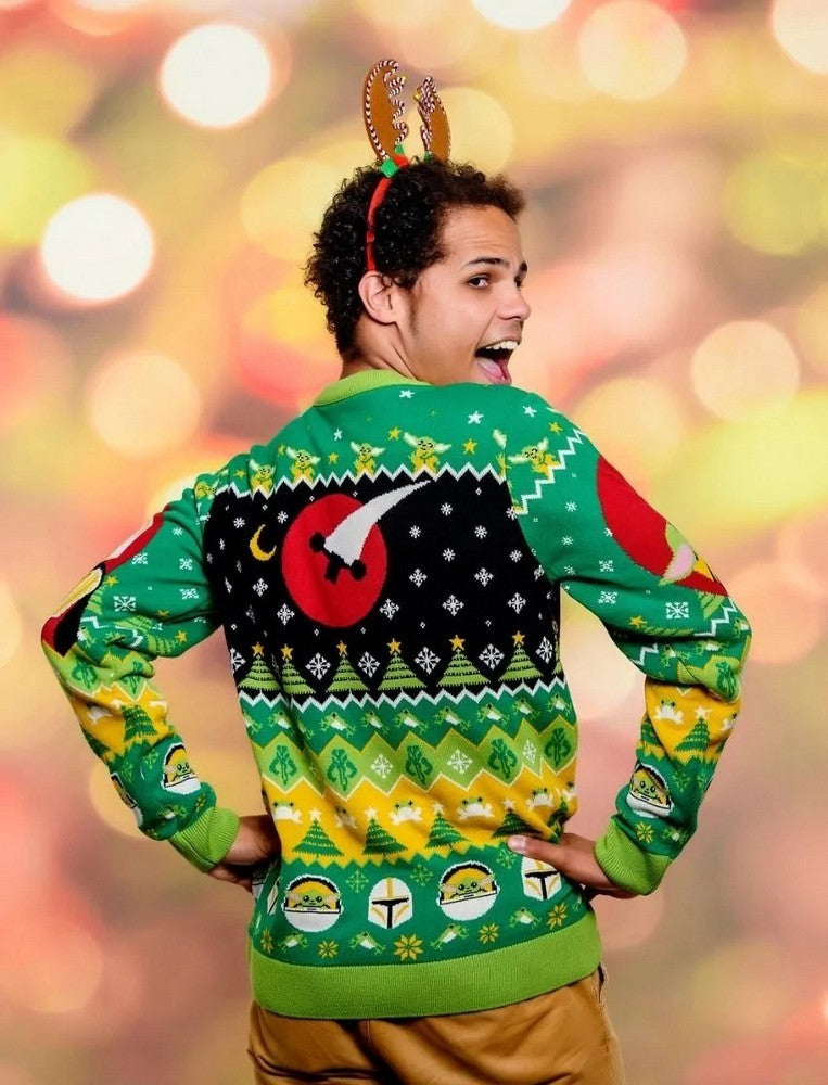 Star Wars Baby Yoda Christmas Jumper (Size XL)