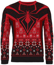 Spider Man Miles Morales Christmas Jumper (Size L)