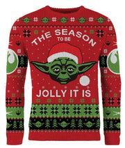Star Wars Yoda Christmas Jumper (Size S)