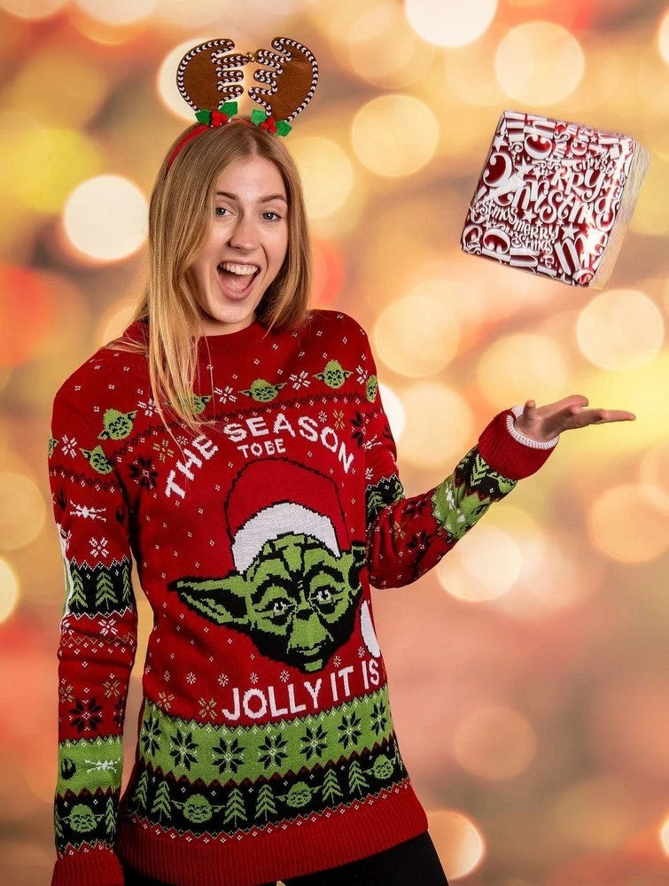 Star Wars Yoda Christmas Jumper (Size XXL)