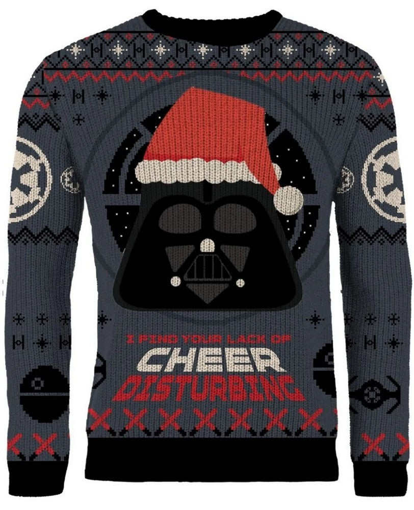 Star Wars Darth Vader Christmas Jumper (Size L)