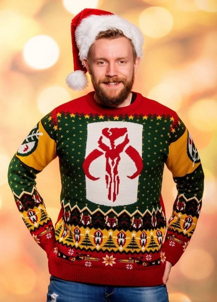 Star Wars Boba Fett Christmas Jumper (Size XXXL)