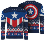 Captain America Christmas Jumper (Size XXL)