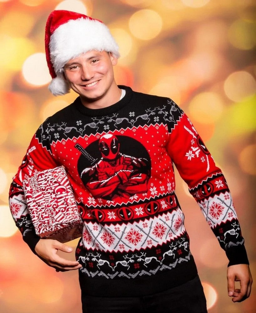 Deadpool Christmas Jumper (Size M)