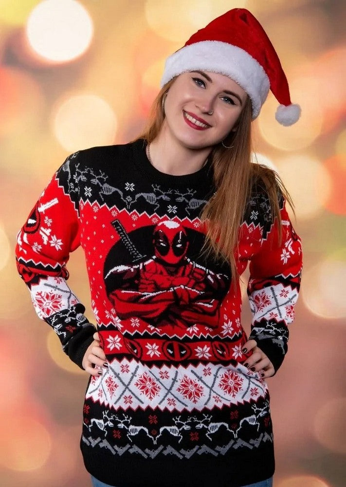 Deadpool Christmas Jumper (Size XXXL)