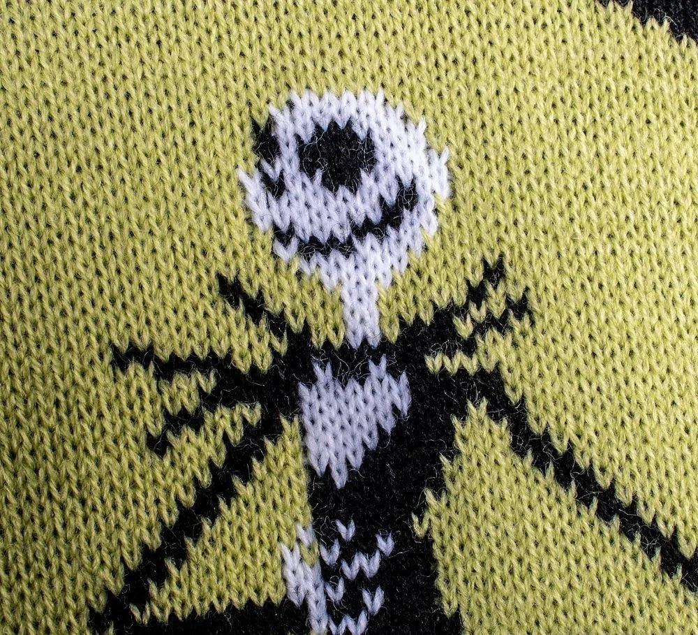 Nightmare Before Christmas 8-bit Christmas Jumper (Size XS)