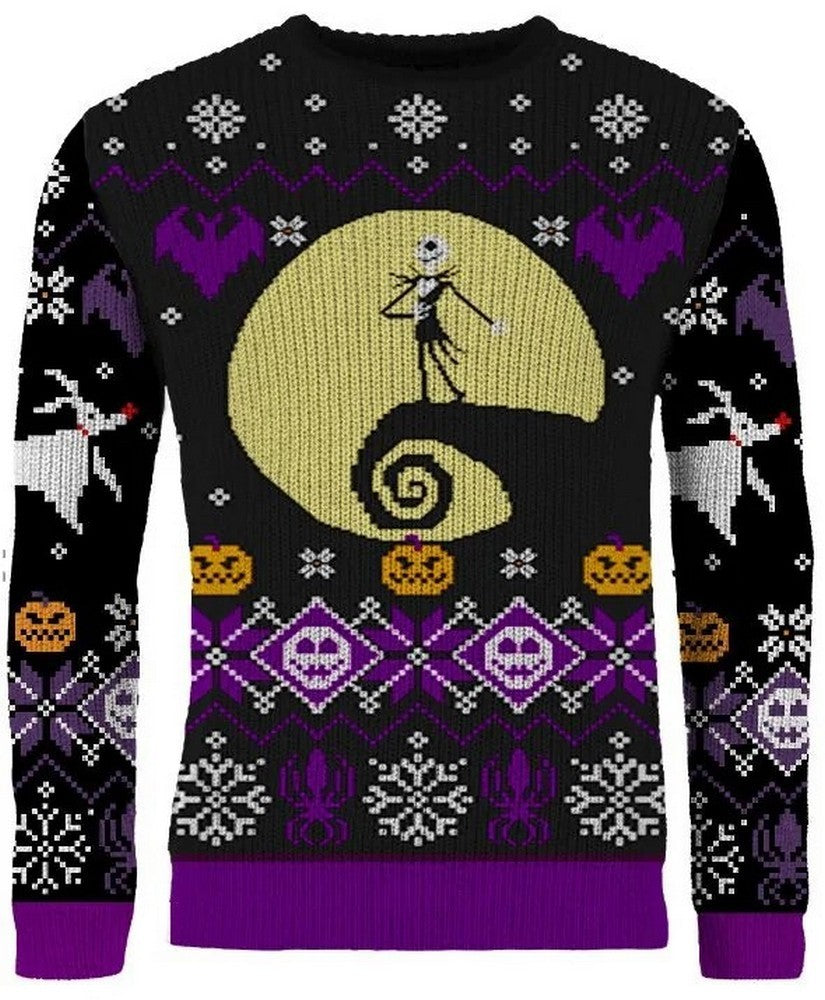 Nightmare Before Christmas 8-bit Christmas Jumper (Size XXXL)