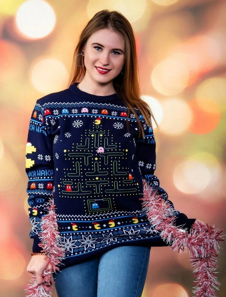 Pac-Man Christmas Jumper (Size XS)