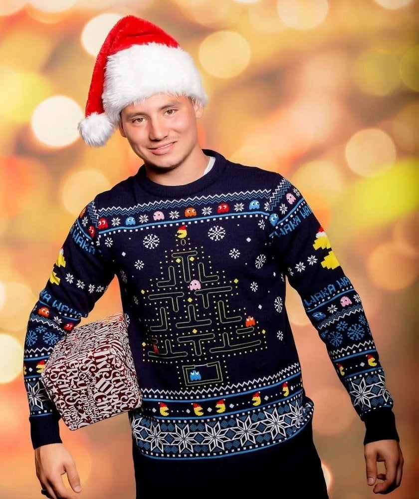 Pac-Man Christmas Jumper (Size S)