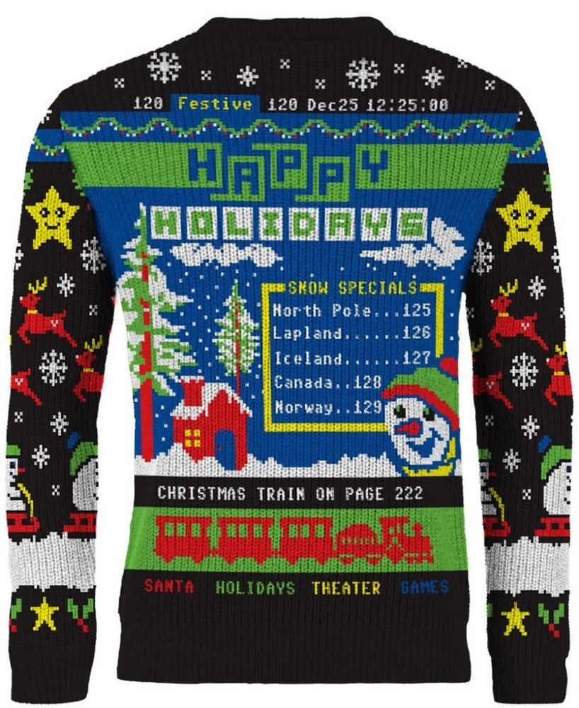 TV Text Christmas Jumper (Size XXL)