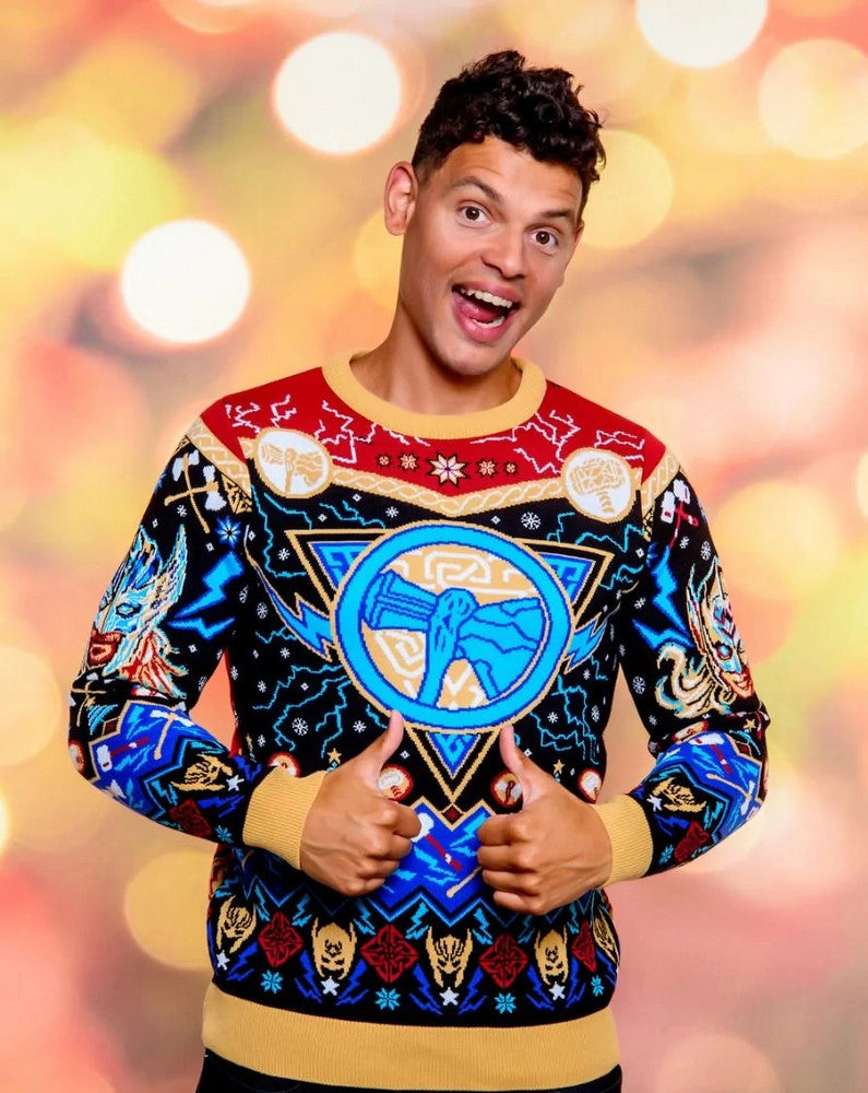 Thor: Stormbreaker Christmas Jumper (Size XL)