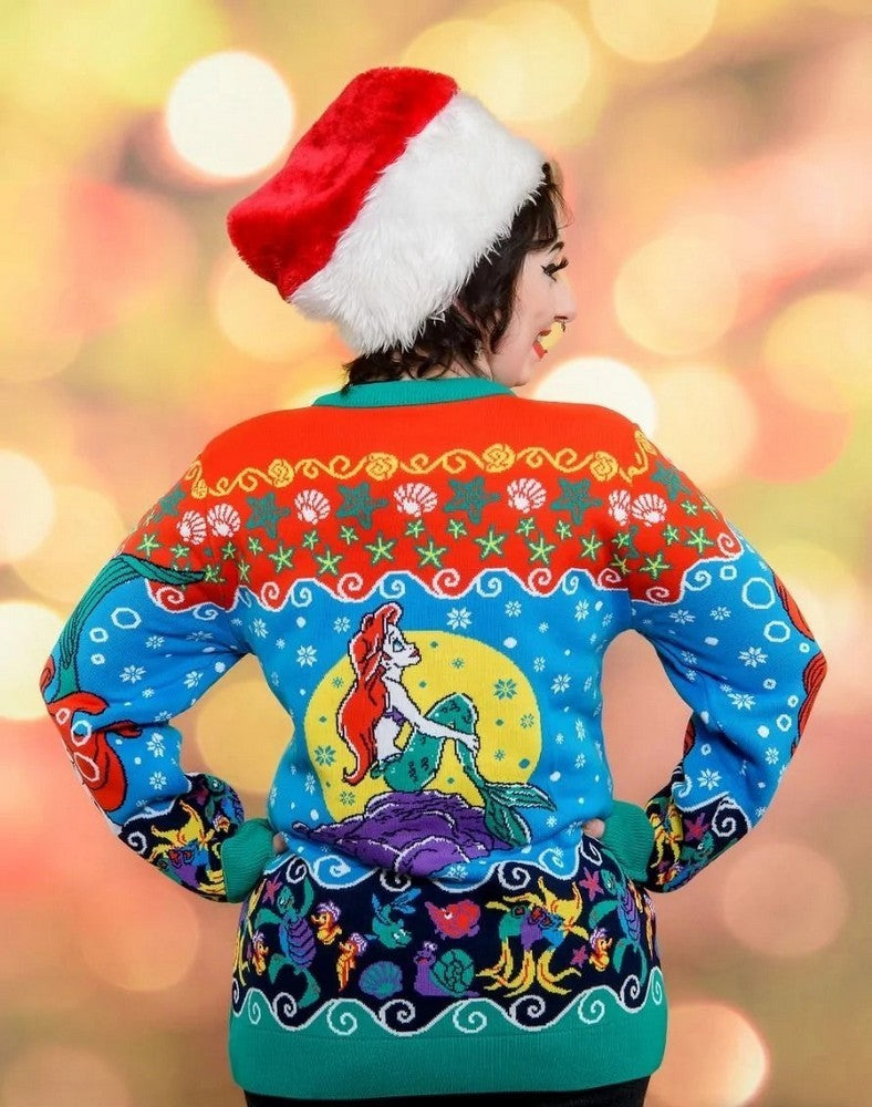 The Little Mermaid Ariel Christmas Jumper (Size L)