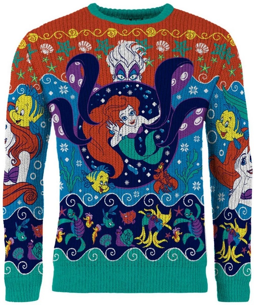 The Little Mermaid Ariel Christmas Jumper (Size XXL)
