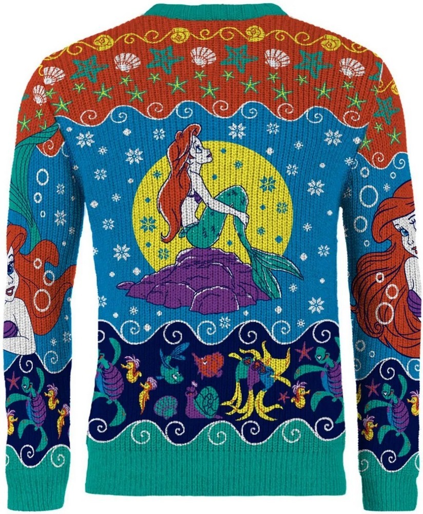 The Little Mermaid Ariel Christmas Jumper (Size XXL)