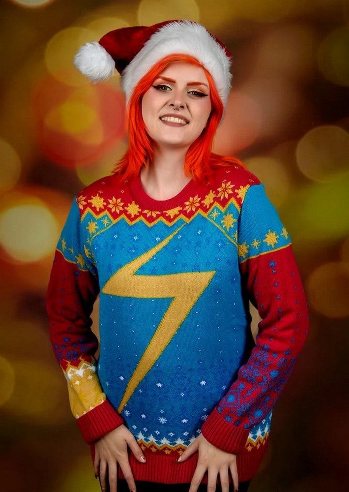 Ms Marvel Christmas Jumper (Size XL)