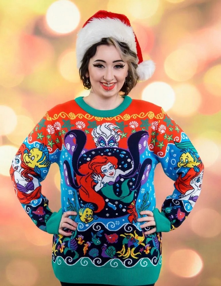 The Little Mermaid Ariel Christmas Jumper (Size XXXXL)