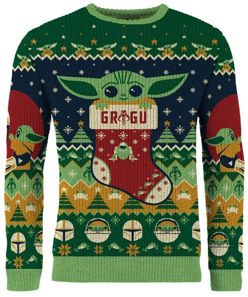 Star Wars Baby Yoda Christmas Jumper (Size XXXXL)