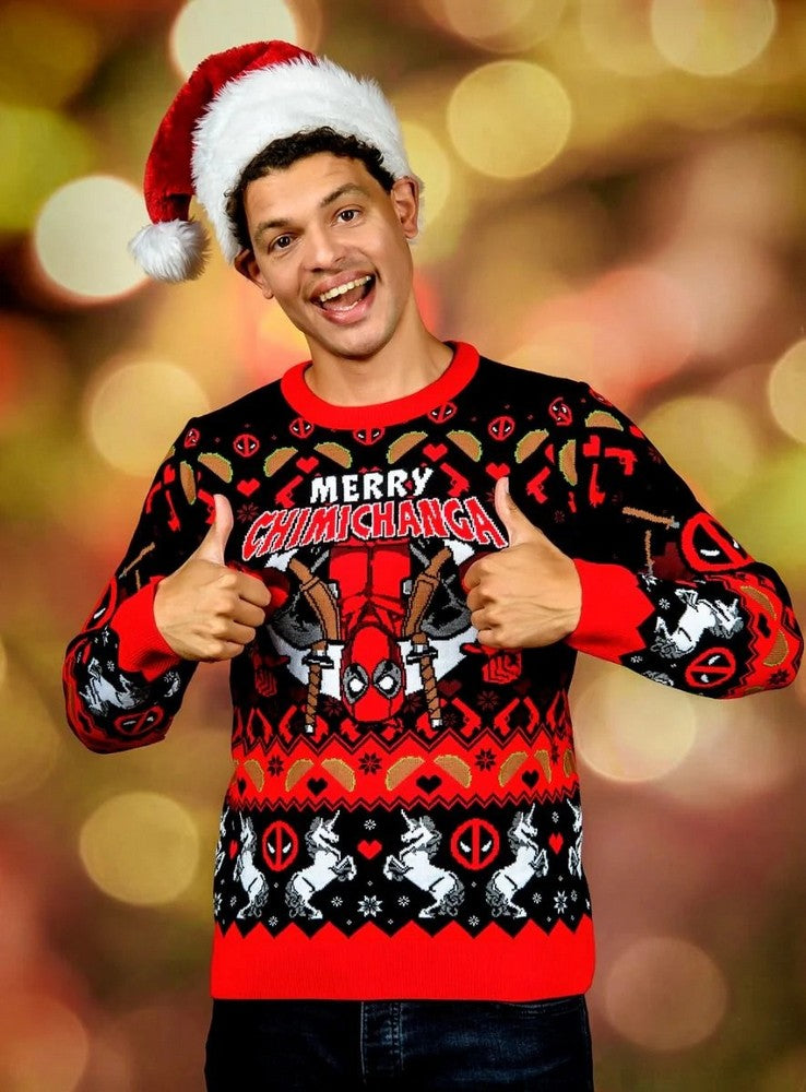 Deadpool: Merry Chimichanga Christmas Jumper (Size XXXXL)