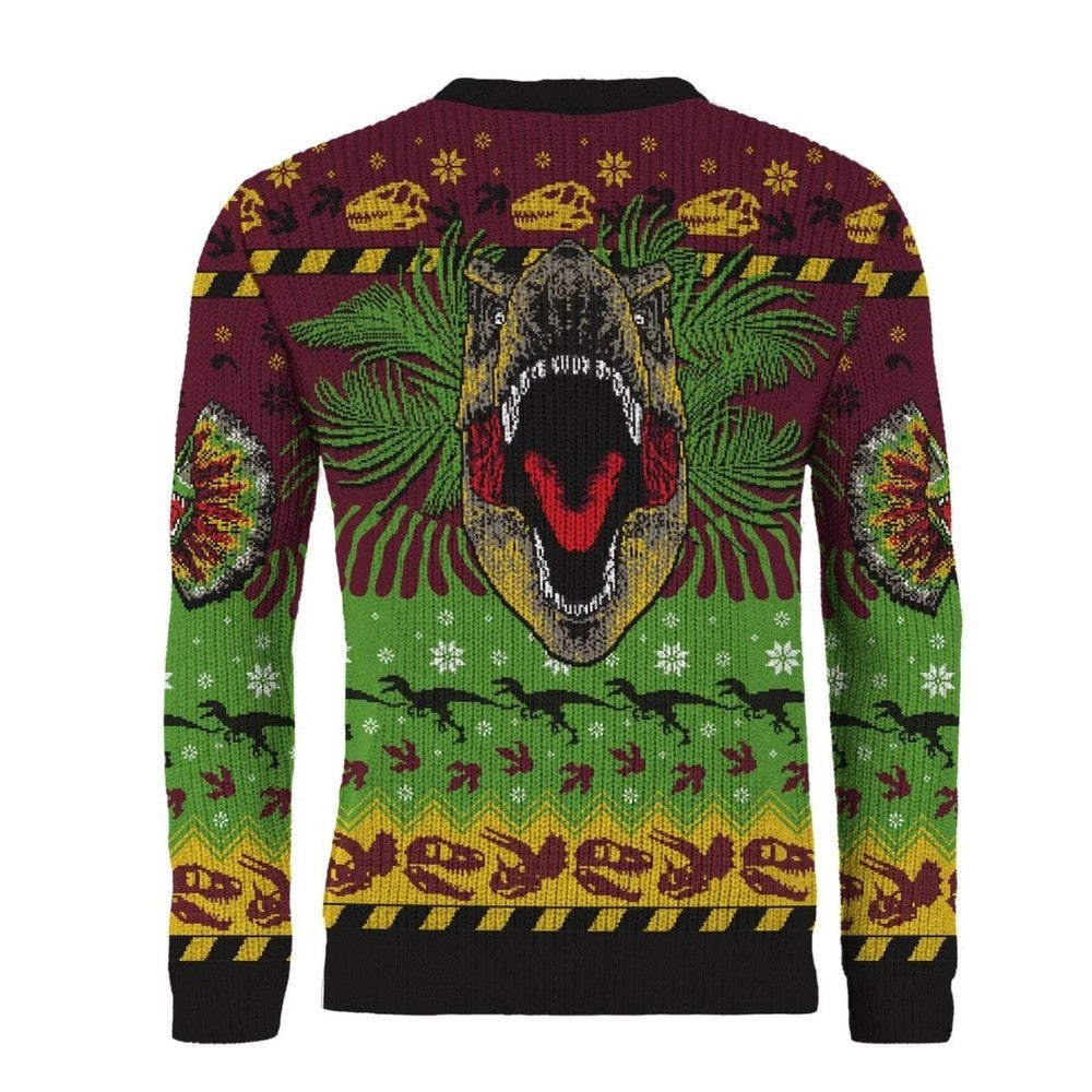 Jurassic Park: Happy Rexmas Christmas Jumper (Size: XXL)