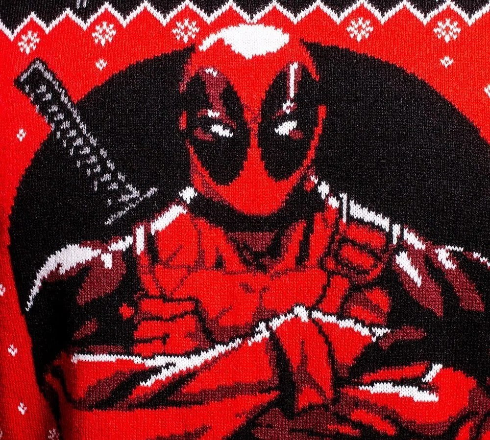 Deadpool Christmas Jumper (Size XXXXL)