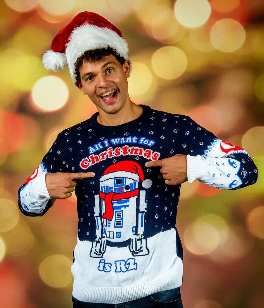 Star Wars: R2-D2 Christmas Jumper (Size: S)