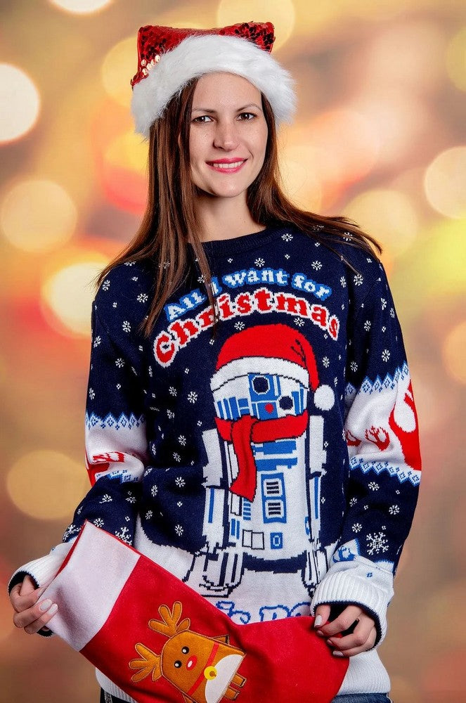 Star Wars: R2-D2 Christmas Jumper (Size: XXL)