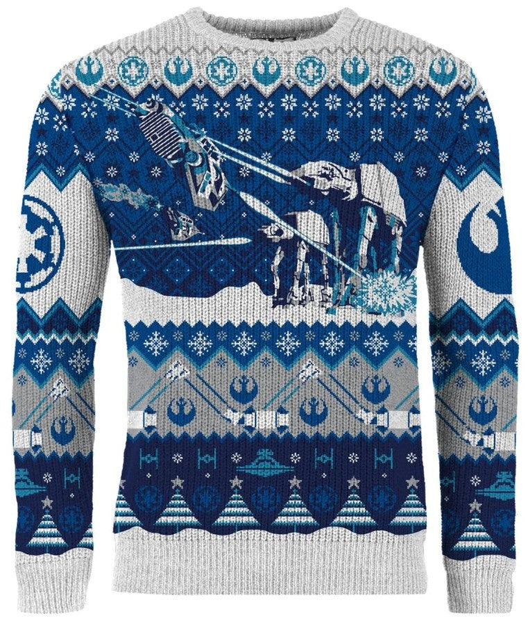 Star Wars: AT-AT Assault Christmas Jumper (Size: M)