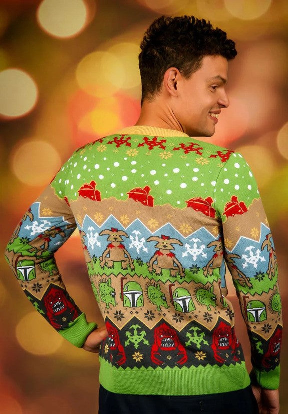 Star Wars: Jabba the Hutt Christmas Jumper (Size: S)