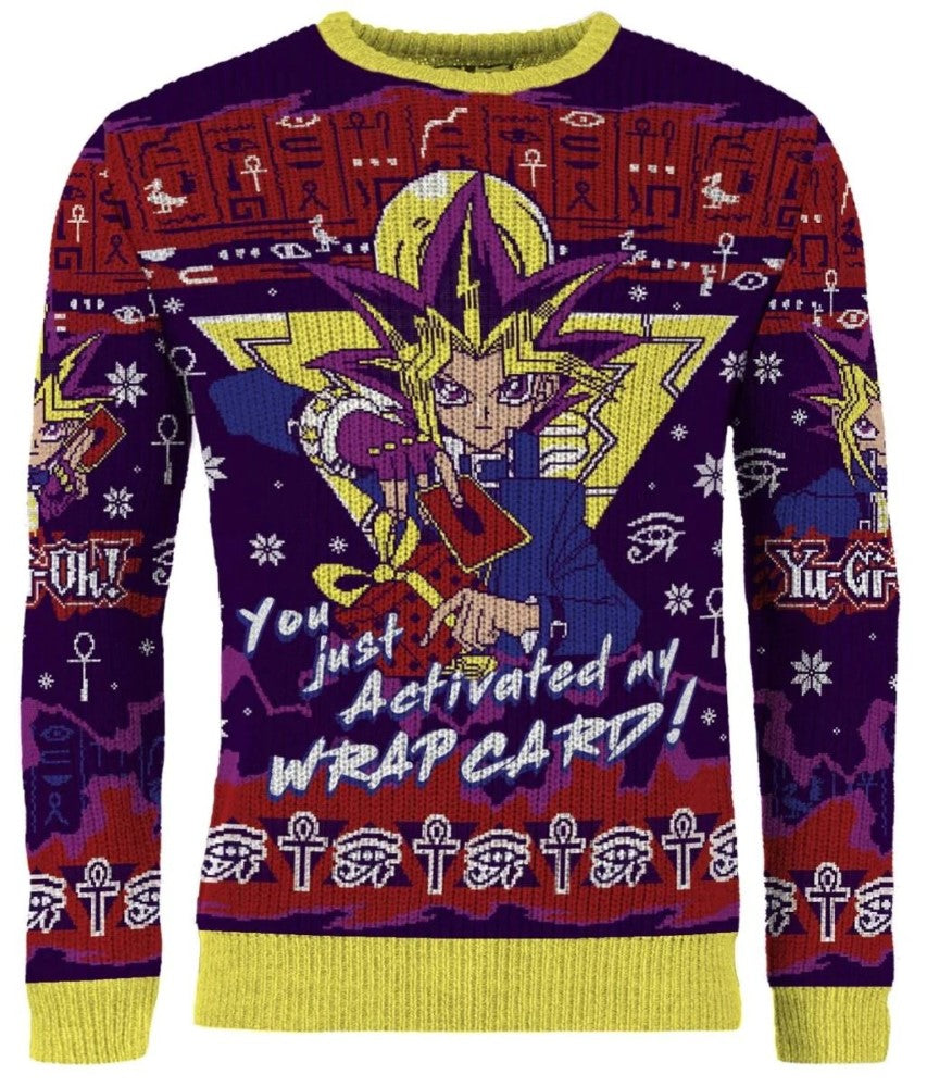 Yu-gi-Oh: You Just Activated My Wrap Card Christmas Jumper (Size: XXL)