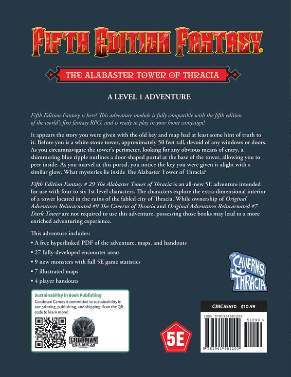 D&D 5e - Fifth Edition Fantasy #29: The Alabaster Tower of Thracia