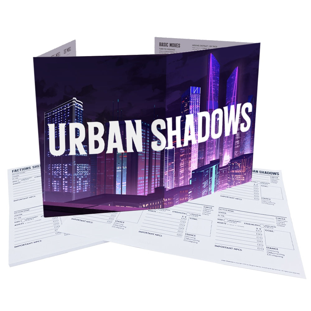 Urban Shadows RPG - GM Accessory Pack