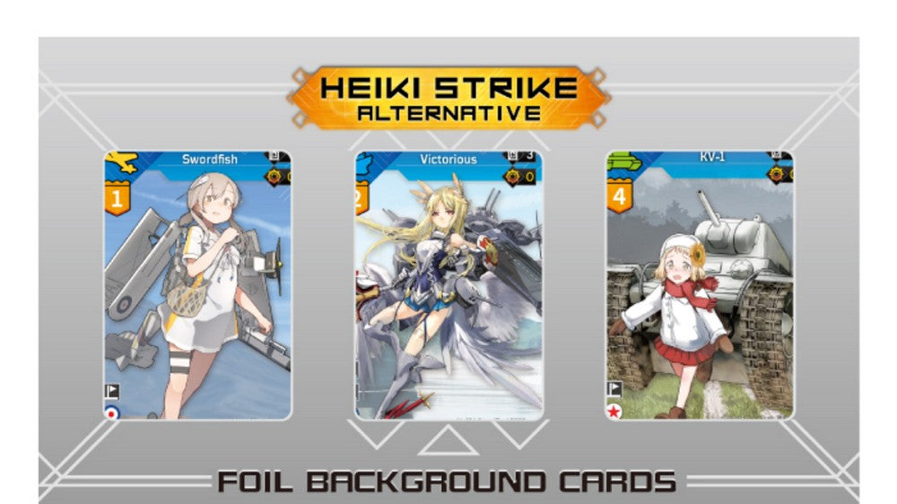 Heiki Strike Alternative Foil Card Set