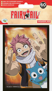 Player's Choice - Licensed Heroes of Fairy Tail Japanese Size Sleeves - Natsu & Happy (62x89mm)