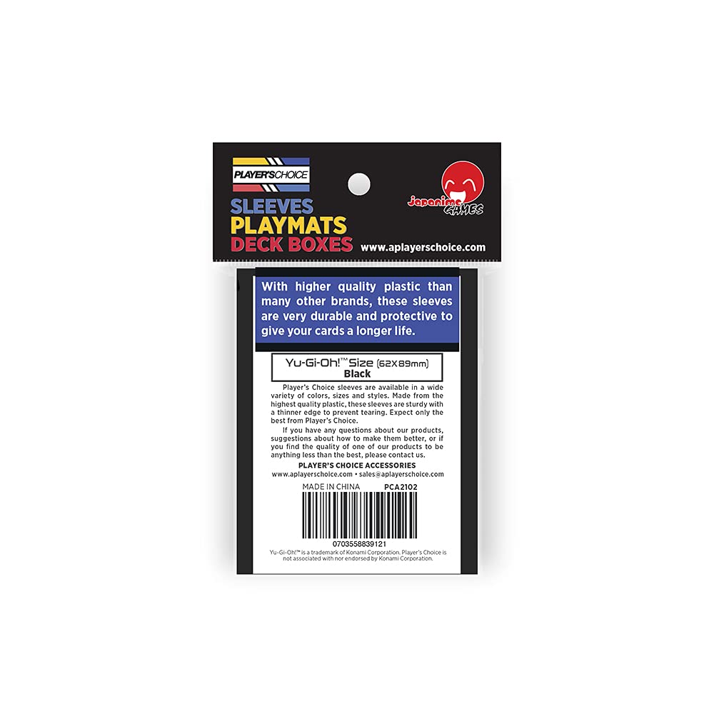 Player's Choice - YGO Player's Choice Black (YGO Size - 62x89 mm)