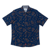 Darrington Press - Mighty Nein Weapons Button Down Short Sleeve Shirt - S