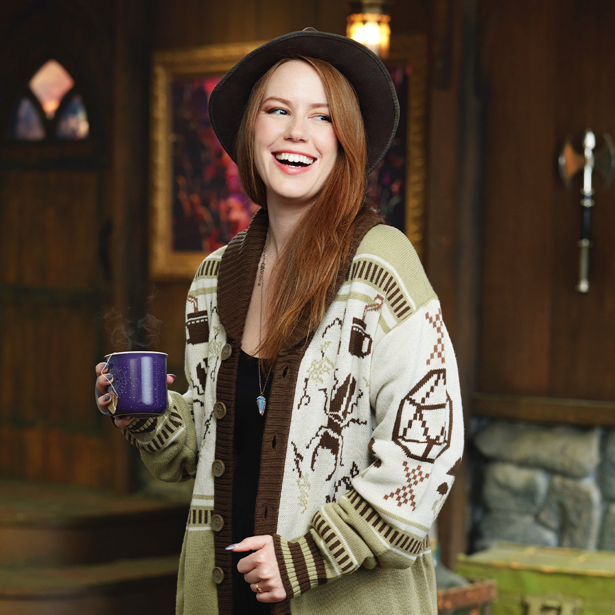 Darrington Press - Beauty of Exandria: The Wildes - Caduceus Clay Cardigan Sweater - M