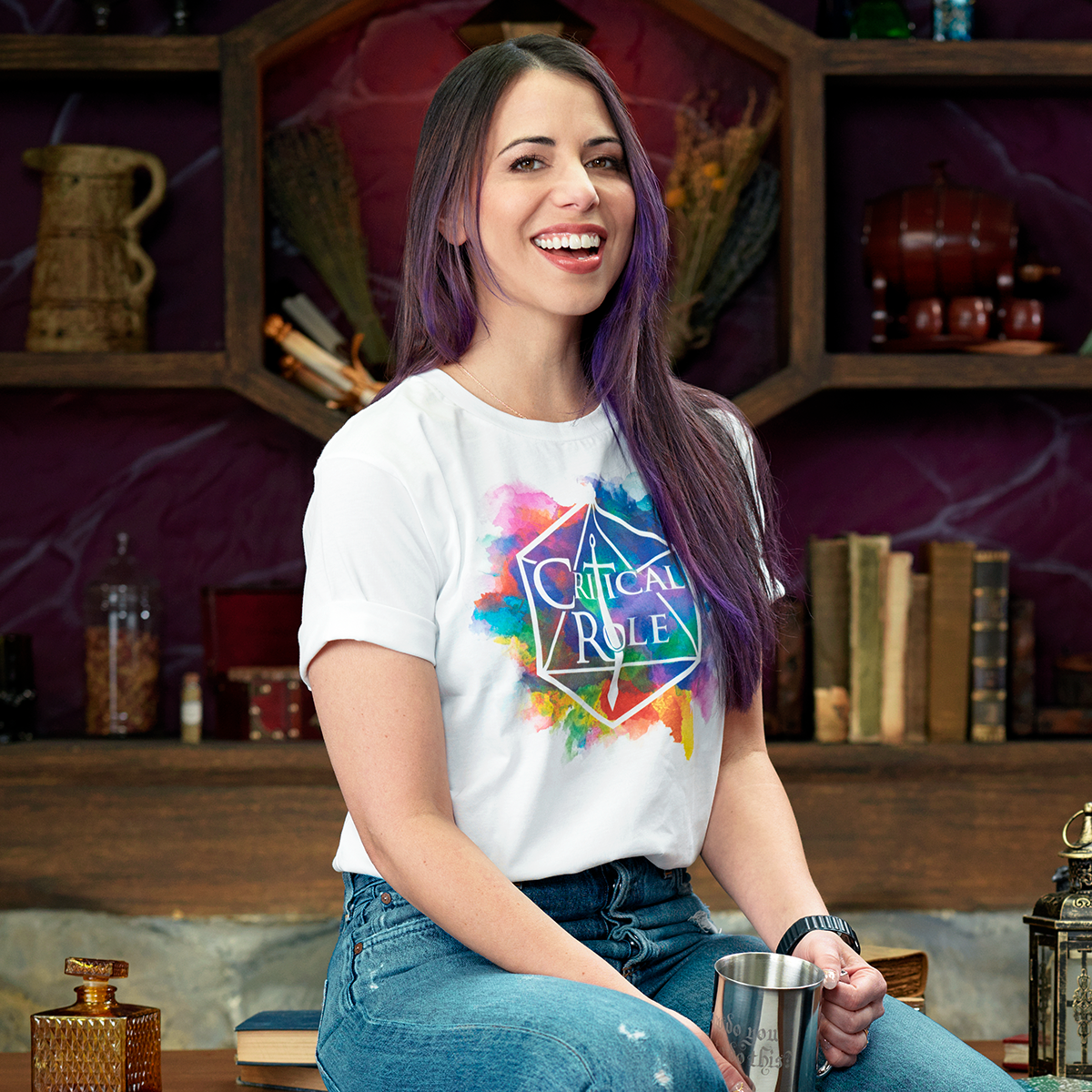 Darrington Press - Critical Role Watercolor Logo T-Shirt - M