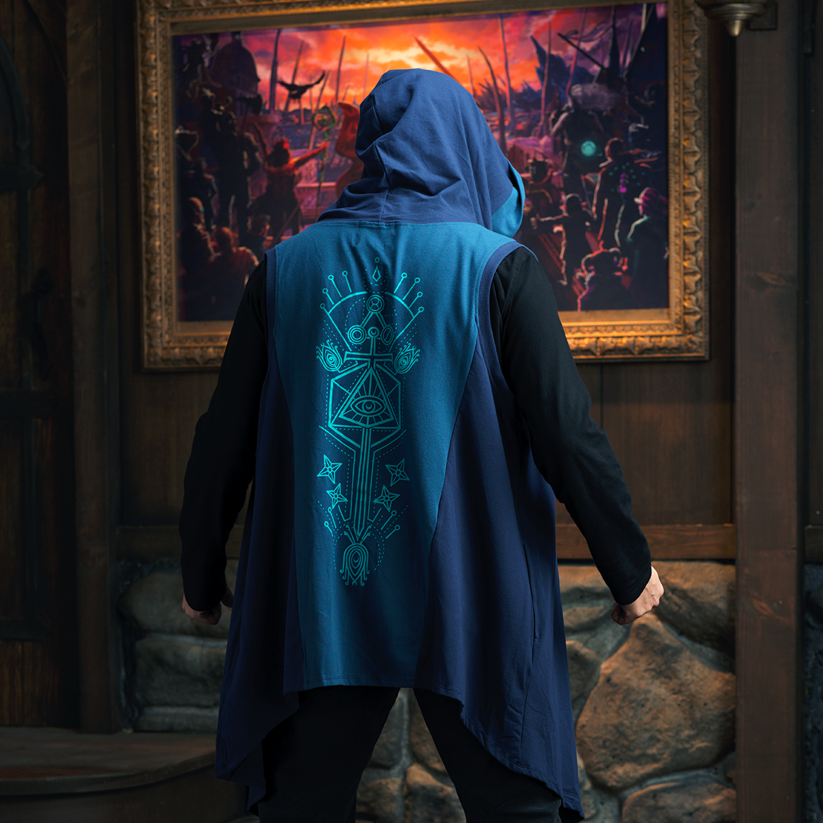 Darrington Press - Beauty of Exandria: In Motion - Beauregard Lionett Sleeveless Cardigan - 3XL
