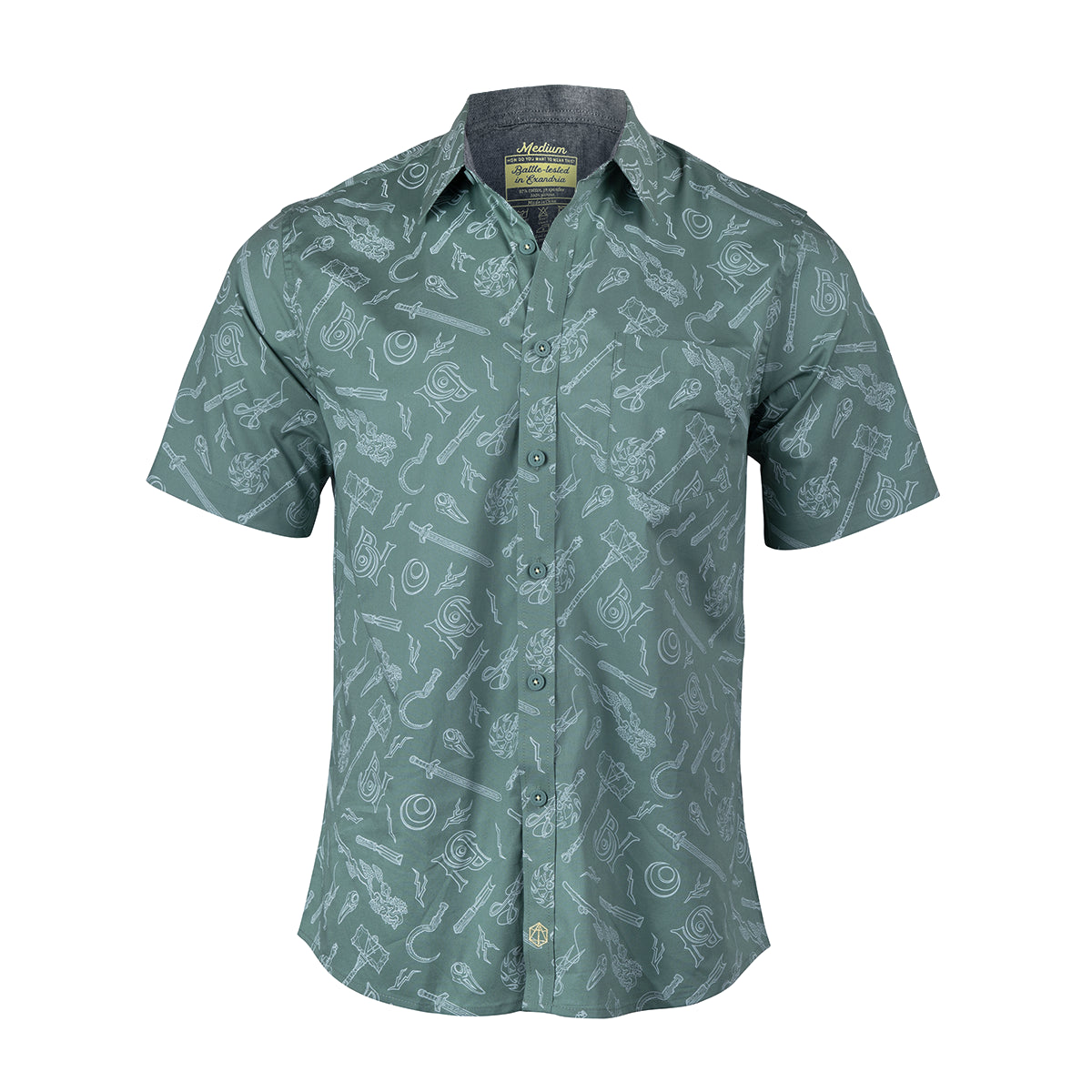 Darrington Press - Bells Hells Weapons Button Down Short Sleeve Shirt - 6XL