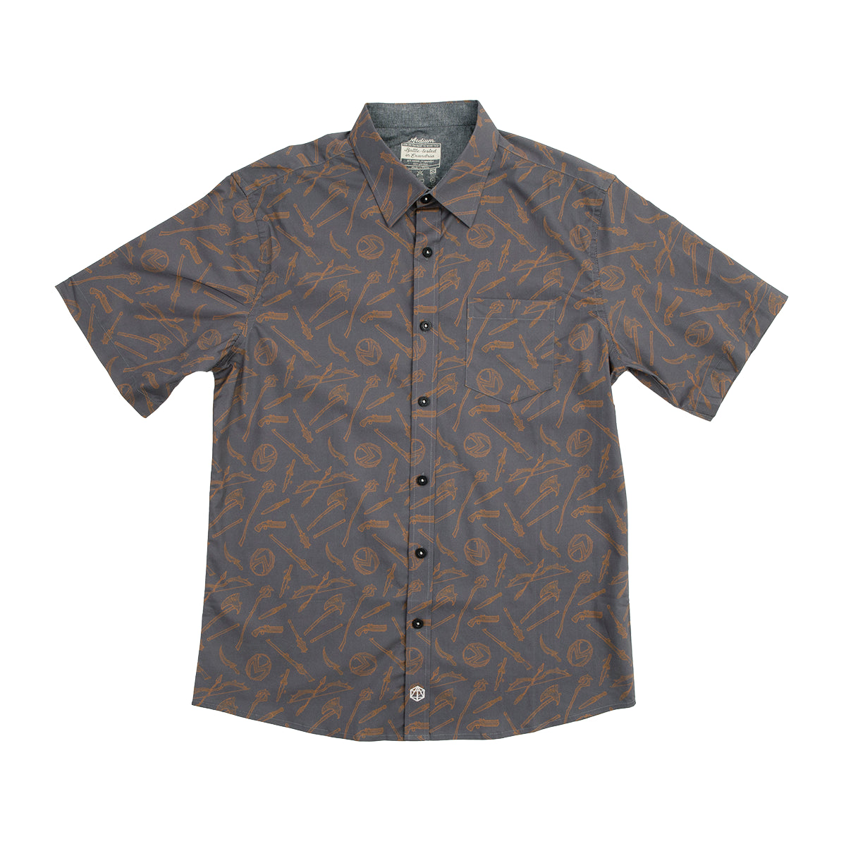 Darrington Press - Vox Machina Weapons Button Down Short Sleeve Shirt - 6XL