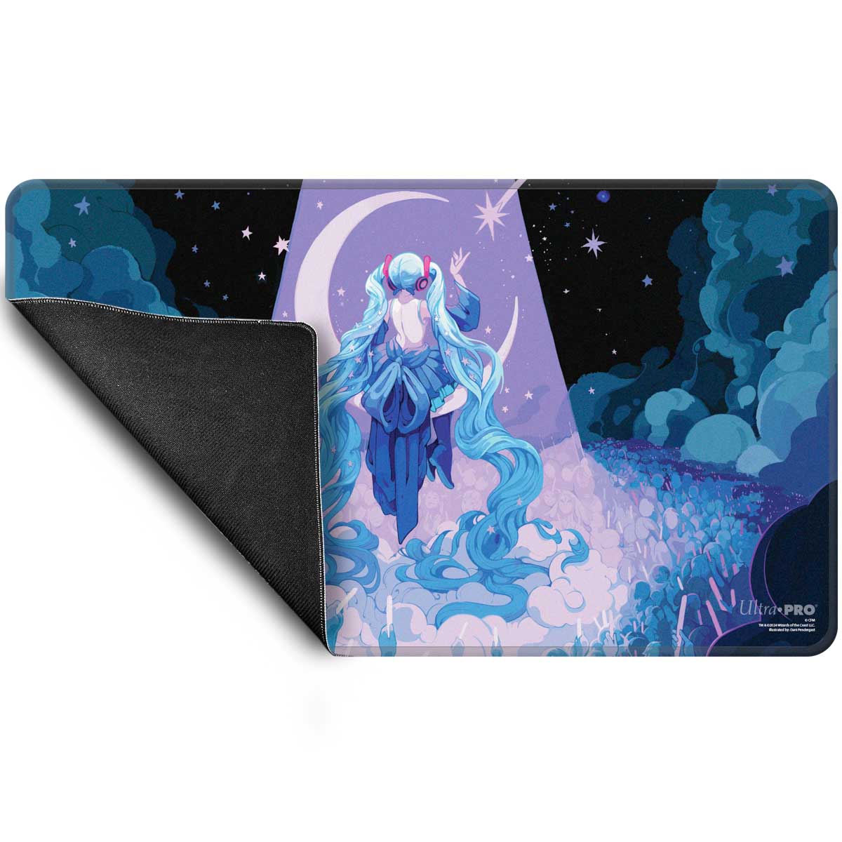 Ultra Pro: UP38657 Hatsune Miku - Stitched Edge Playmat - Spring - Inspiring Vantage MtG